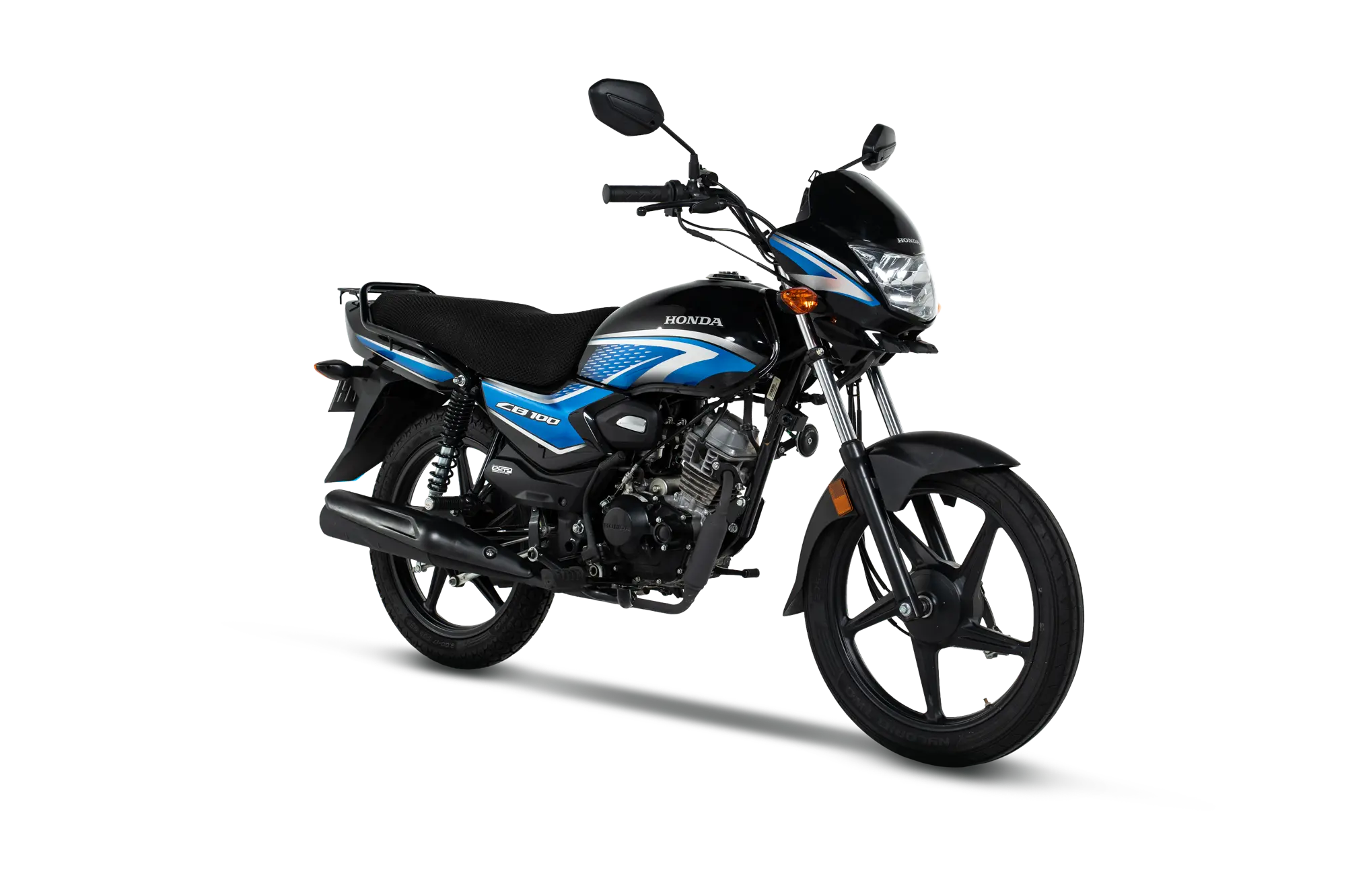 CB 100 lateral negro/azul