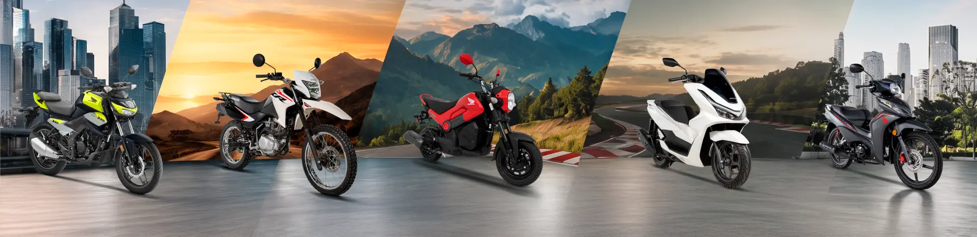 Banner Motos Honda