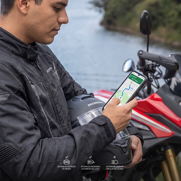 Motociclista colombiano 