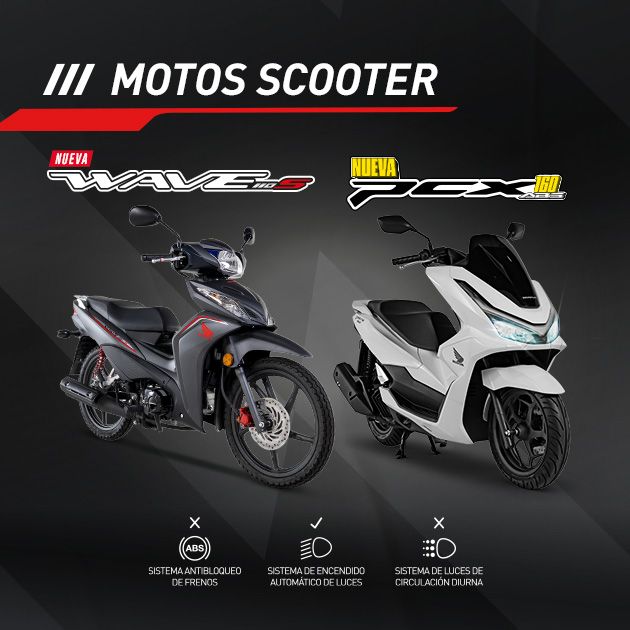 Motos scooter honda