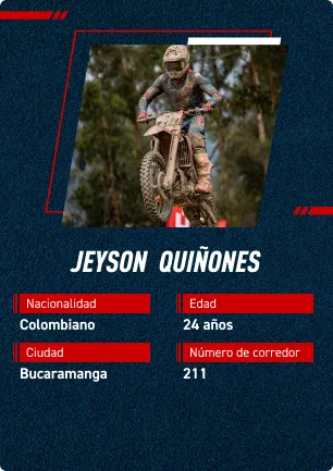 Card Jeyson Quiñones reves